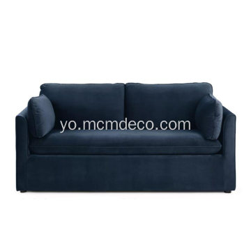 Oneira Tidal Blue Fabric Sofa